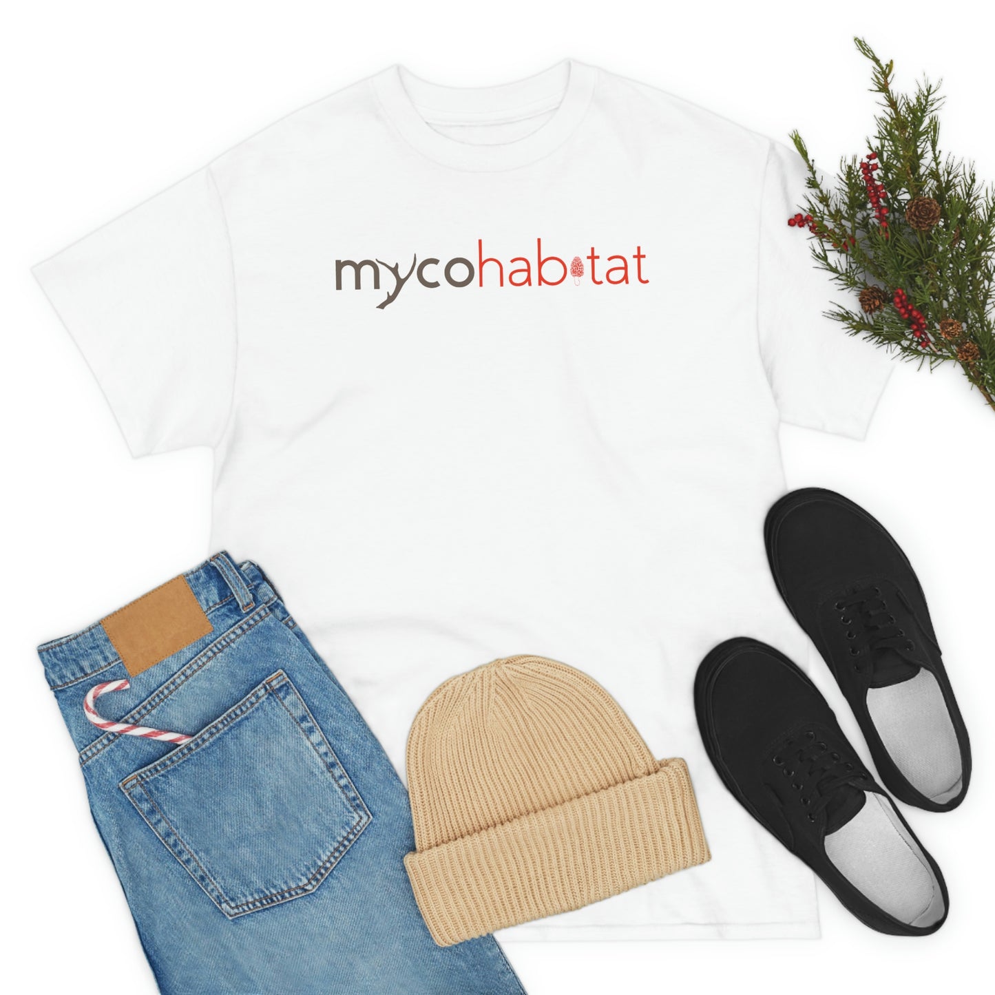 Mycohabitat Unisex Heavy Cotton T-shirt