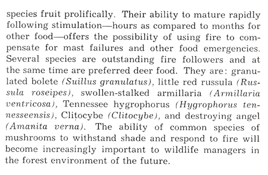 Scientific Papers series #5, The Effects of Prescribed Burning on Deerfood and Cover